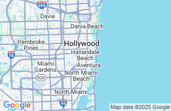 Map of Hallandale Beach