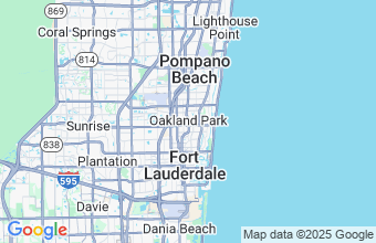 Map of Oakland Park