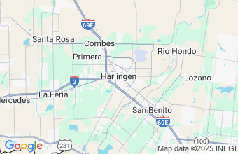 Map of Harlingen