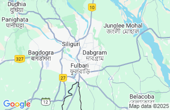 Map of Siliguri