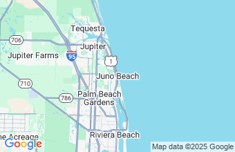 Map of Juno Beach