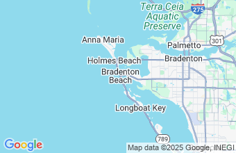 Map of Bradenton Beach
