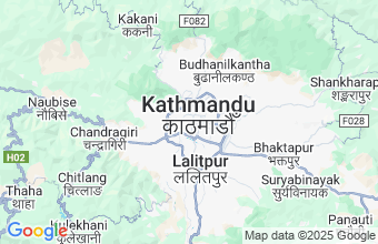 Map of Kathmandu