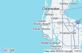 Map of Indian Rocks Beach