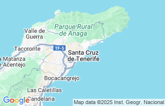 Map of Santa Cruz De Tenerife