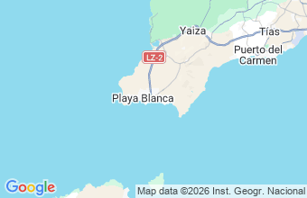Map of Playa Blanca