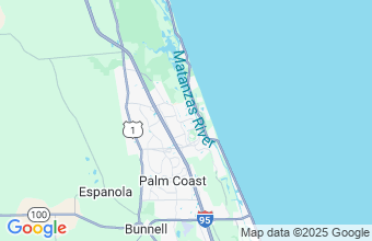 Map of Palm Coast