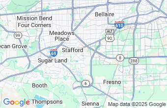 Map of Missouri City