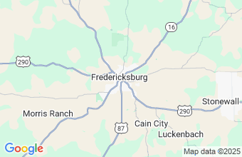 Map of Fredericksburg
