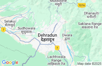 Map of Dehra Dun