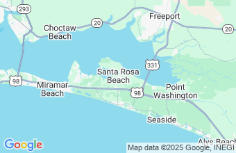 Map of Santa Rosa Beach