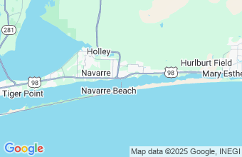 Map of Navarre Beach