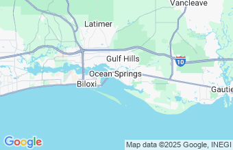 Map of Ocean Springs