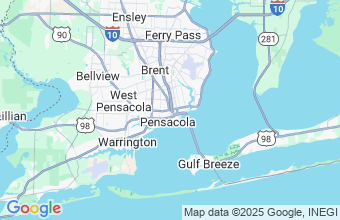 Map of Pensacola