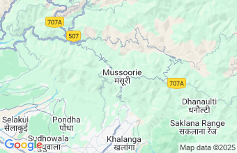 Map of Mussoorie