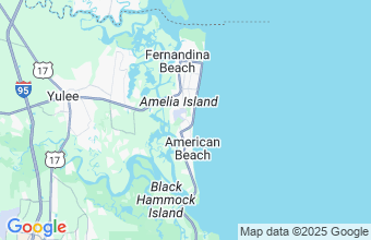Map of Amelia Island Fernandina Beach