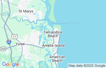 Map of Fernandina Beach