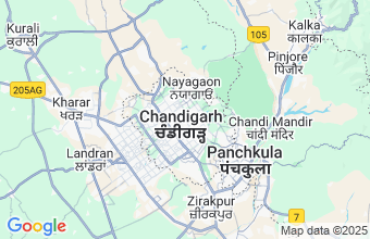 Map of Chandigarh