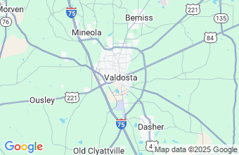 Map of Valdosta
