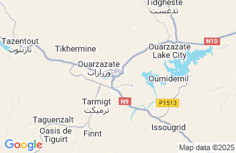 Map of Ouarzazate