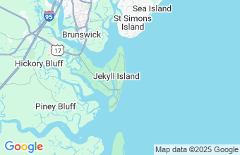 Map of Jekyll Island