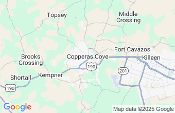 Map of Copperas Cove
