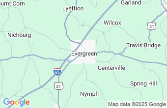 Map of Evergreen