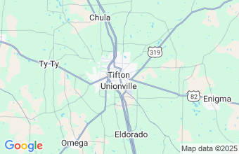 Map of Tifton
