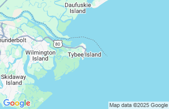 Map of Tybee Island