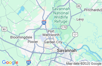 Map of Port Wentworth
