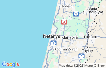 Map of Netanya