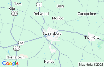 Map of Swainsboro