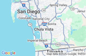 Map of Chula Vista