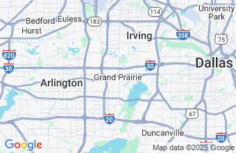 Map of Grand Prairie