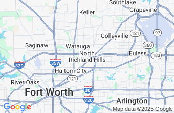 Map of North Richland Hills
