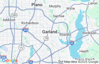 Map of Garland