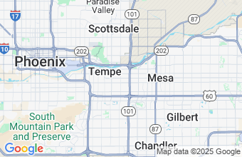 Map of Tempe