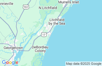 Map of Pawleys Island