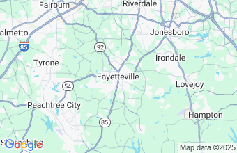 Map of Fayetteville