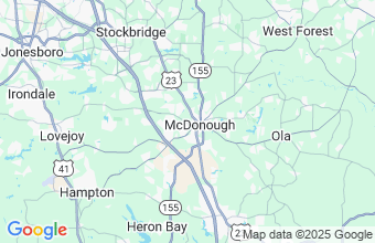 Map of Mcdonough