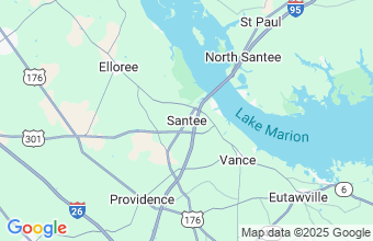 Map of Santee