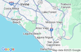 Map of Aliso Viejo