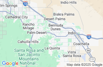 Map of Indian Wells