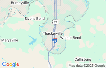 Map of Thackerville