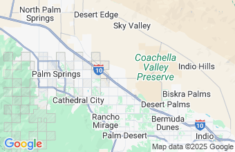 Map of Thousand Palms