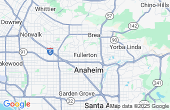 Map of Fullerton