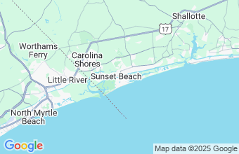Map of Sunset Beach