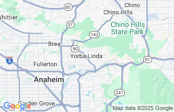 Map of Yorba Linda