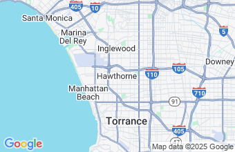 Map of Hawthorne