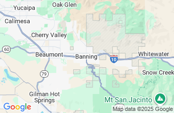 Map of Banning